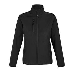 SOL'S 03828 - Falcon Women Softshell Zip Jacket Black
