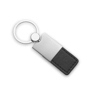 GiftRetail AR1589 - COLUMBUS PU and metal key ring