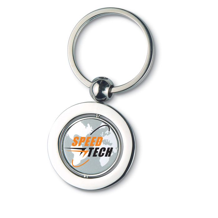 GiftRetail KC6297 - GLOBY Globe metal key ring