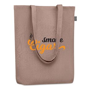 GiftRetail MO6162 - NAIMA TOTE Shopping bag in hemp 200 gr/m² Brown