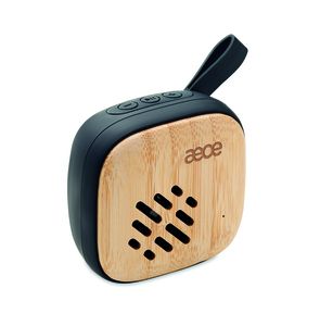 GiftRetail MO6400 - MALA 5.0 wireless Bamboo speaker Black