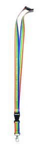 GiftRetail MO6423 - BOWYARD Rainbow RPET lanyard Multicolour