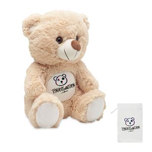 GiftRetail MO6505 - KLOSS Large Teddy bear RPET fleece Beige