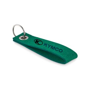 GiftRetail MO6508 - SUORA RPET felt keyring Green