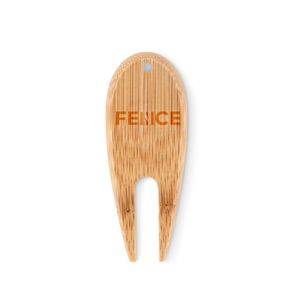 GiftRetail MO6523 - BOGEY Bamboo golf divot tool Wood