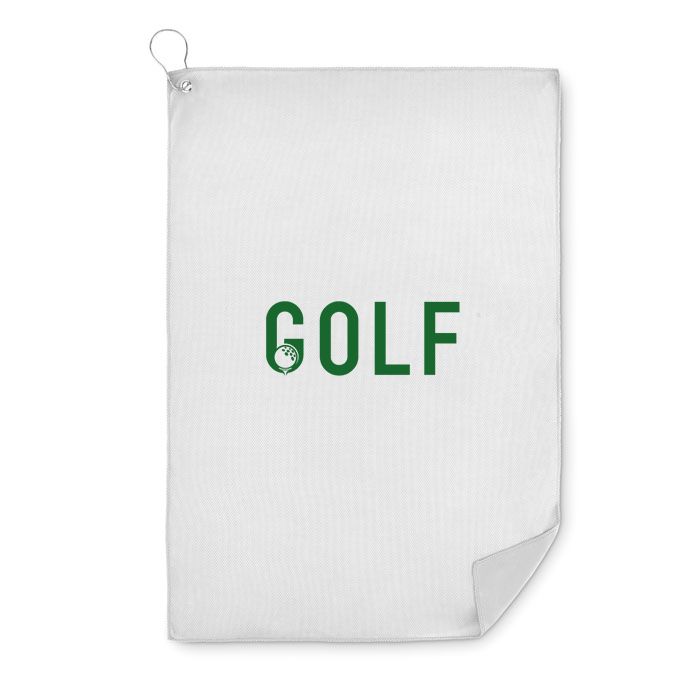 GiftRetail MO6526 - TOWGO RPET golf towel with hook clip