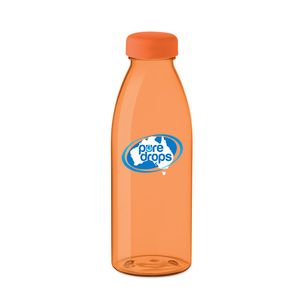 GiftRetail MO6555 - SPRING RPET bottle 500ml transparent orange