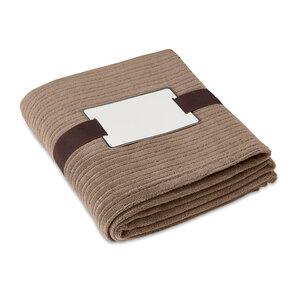 GiftRetail MO7246 - CAP CODE Fleece blanket.240 gr/m2