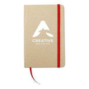 GiftRetail MO7431 - EVERNOTE A6 recycled notebook 96 plain Red
