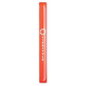 GiftRetail MO8282 - ENROLLO Reflective wrist strap Orange