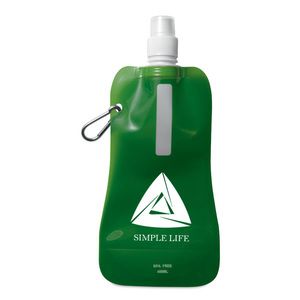 GiftRetail MO8294 - Folding flask transparent green