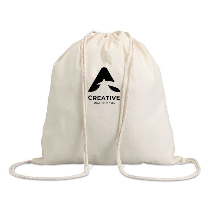 GiftRetail MO8337 - HUNDRED 100gr/m² cotton drawstring bag