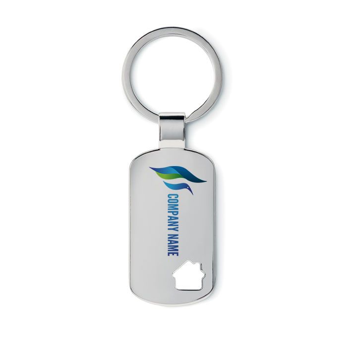 GiftRetail MO8693 - HOUSE KEY Key ring with house detail