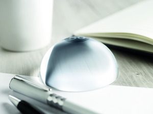 GiftRetail MO9056 - OVALE Paper weight Transparent