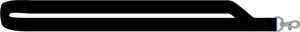 SIMPLE LANY - Premium 20mm Lanyard with Metal Hook - Sublimation Print - GiftRetail MO9058 black