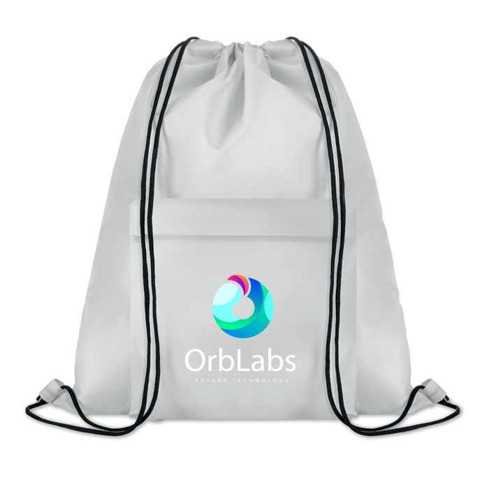 GiftRetail MO9177 - POCKET SHOOP 210D Polyester drawstring bag