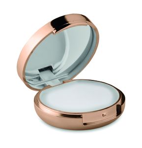 GiftRetail MO9374 - DUO MIRROR Mirror lip balm Champagne