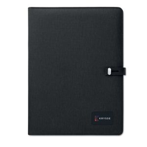 GiftRetail MO9401 - SMARTFOLDER A4 folder w/wireless charger Black