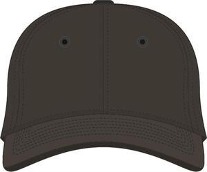 GiftRetail MO9643 - TEKAPO Heavy Cotton Adjustable Baseball Cap black