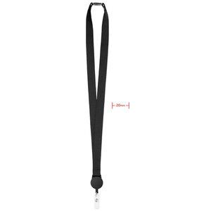 GiftRetail MO9852 - ZIP LANYARD Lanyard retractable clip