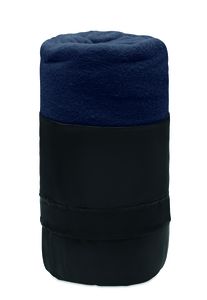 GiftRetail MO9935 - MUSALA RPET RPET fleece travel blanket Blue