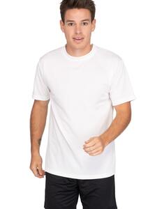 Mustaghata BOLT - Mens Active T-Shirt Polyester Spandex 170 G/M² White