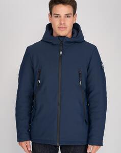 Mustaghata COLORADO - SOFTSHELL JACKET UNISEX WITH REMOVABLE HOOD HooDDooH Navy