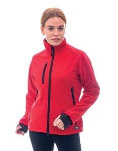 Mustaghata MAGMA - SOFTSHELL JACKET FOR WOMEN Red