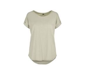 Build Your Brand BY036 - Women's t-shirt with extended back Soft Salvia