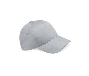 Beechfield BF015 - 5 Panel Cap 100% Cotton Light Grey