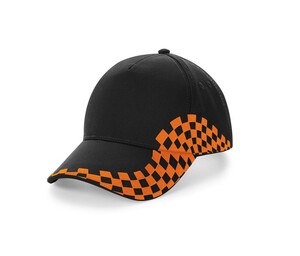 Beechfield BF159 - Women's Cap 100% Cotton Black / Orange