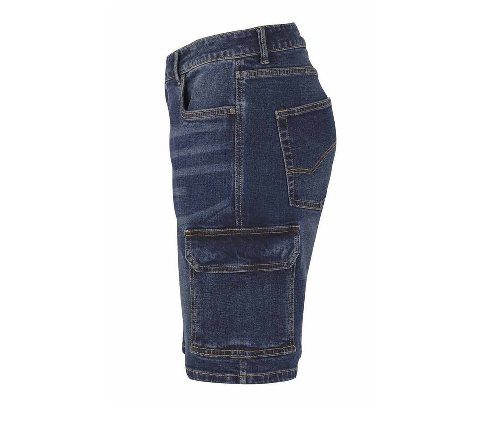 VELILLA VL3017S - MULTI-POCKET STRETCH DENIM BERMUDA SHORTS