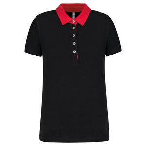 Kariban K261 - Ladies’ two-tone jersey polo shirt