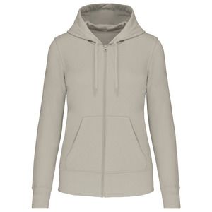 Kariban K4031 - Ladies eco-friendly zip-through hoodie