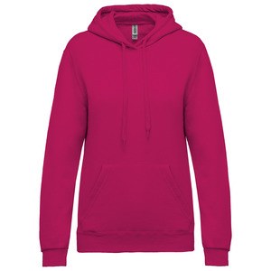 Kariban K473 - Women's hooded sweatshirt Fuchsia