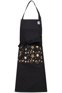 Kariban K8008 - Adults' Christmas apron "Origine France Garantie' Black