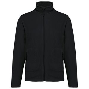 Kariban K9121 - Unisex eco-friendly micro-polarfleece jacket Black