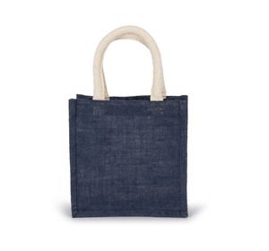 Kimood KI0272 - Jute canvas tote bag - small model