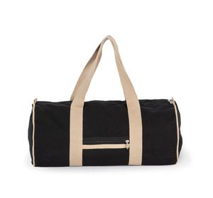 Kimood KI5601 - Recycled duffel bag Black Night / Hemp