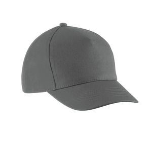 K-up KP149 - KIDS COTTON CAP - 5 PANELS Dark Grey