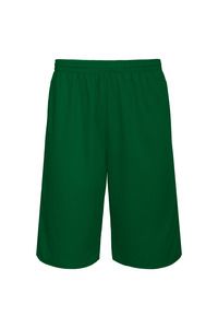 ProAct PA162 - UNISEX REVERSIBLE BASKETBALL SHORTS Dark Kelly Green / White