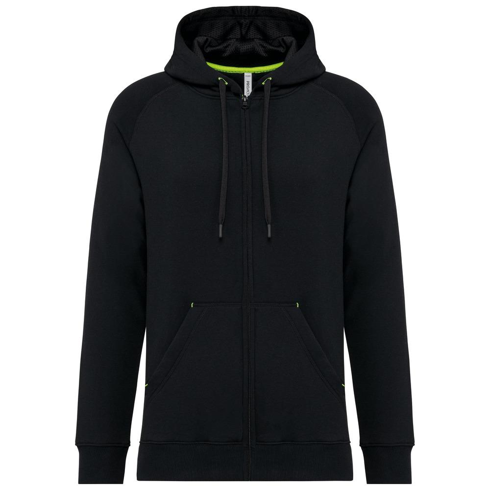 PROACT PA383 - Unisex zipped fleece hoodie