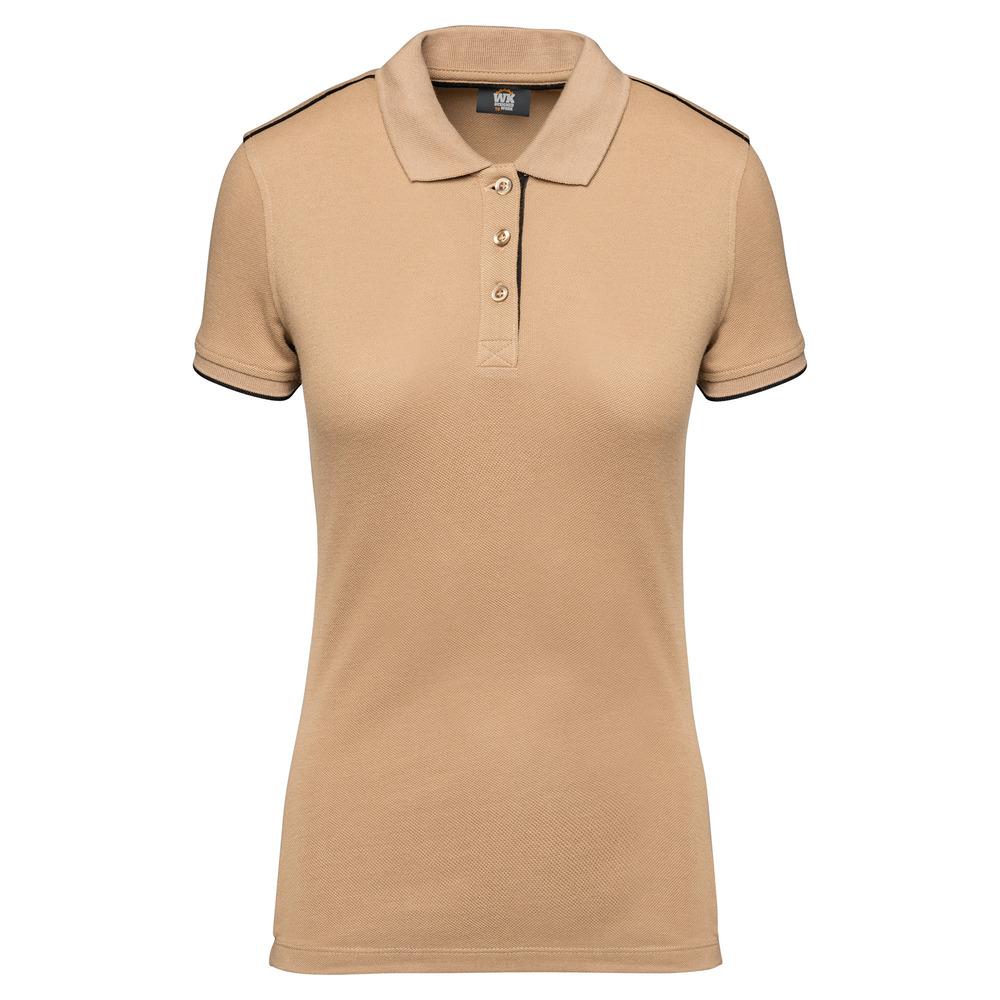 WK. Designed To Work WK271 - Ladies' short-sleeved contrasting DayToDay polo shirt