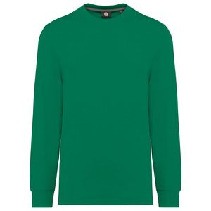 WK. Designed To Work WK303 - Unisex eco-friendly long sleeve t-shirt Kelly Green