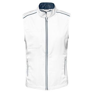 WK. Designed To Work WK6149 - Ladies' DayToDay Gilet White / Navy