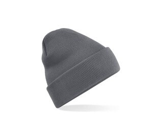 BEECHFIELD BF045R - RECYCLED ORIGINAL CUFFED BEANIE Graphite Grey