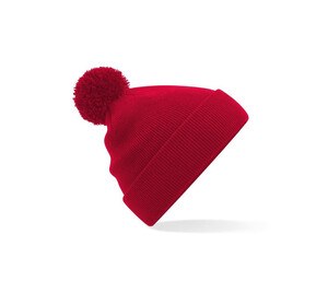 BEECHFIELD BF426B - JUNIOR ORIGINAL POM POM BEANIE Classic Red