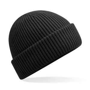 Beechfield B508R - Breathable wind breaker beanie. Black