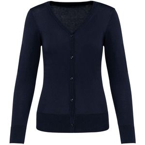 Kariban Premium PK903 - Women Supima® cardigan Deep Navy