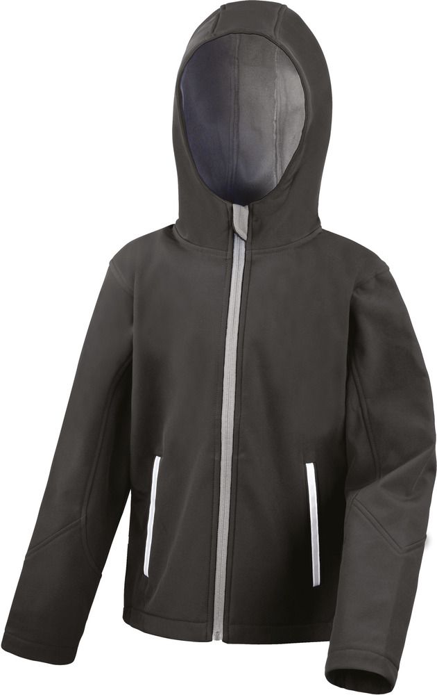 Result R224JY - Kids' TX Performance Hooded Softshell Jacket